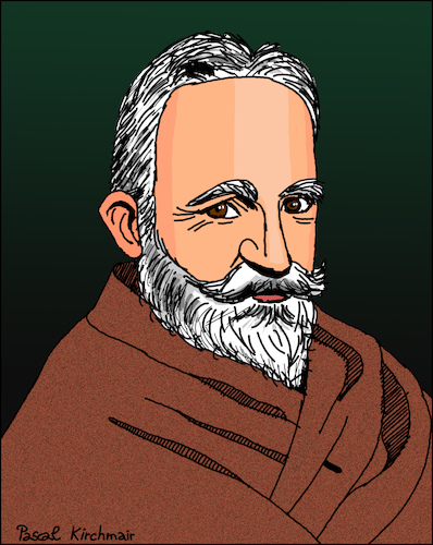 Cartoon: George Bernard Shaw (medium) by Pascal Kirchmair tagged george,bernard,shaw,dibujo,drawing,caricature,pascal,kirchmair,illustration,portrait,retrato,desenho,ilustracion,ilustracao,dessin,cartoon,karikatur,caricatura,portret,tekening,cartum,illustratie,george,bernard,shaw,dibujo,drawing,caricature,pascal,kirchmair,illustration,portrait,retrato,desenho,ilustracion,ilustracao,dessin,cartoon,karikatur,caricatura,portret,tekening,cartum,illustratie