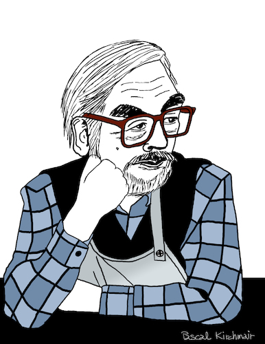 Cartoon: Hayao Miyazaki (medium) by Pascal Kirchmair tagged hayao,miyazaki,manga,japan,japon,studio,ghibli,comic,comics,zeichner,giappone,japao,porträt,ink,drawing,dessin,illustration,pascal,kirchmair,portrait,caricature,karikatur,dibuix,zeichnung,cartoon,ilustracion,dibujo,desenho,disegno,ilustracao,illustrazione,illustratie,de,presse,du,jour,art,of,the,day,tekening,teckning,cartum,vineta,comica,vignetta,caricatura,portret,retrato,ritratto,bichano,felino,felin,arte,kunst,artwork,tusche,tuschezeichnung,copic,marker,markers,encre,chine,tinta,china,inchiostro,nanquim,nippon,hayao,miyazaki,manga,japan,japon,studio,ghibli,comic,comics,zeichner,giappone,japao,porträt,ink,drawing,dessin,illustration,pascal,kirchmair,portrait,caricature,karikatur,dibuix,zeichnung,cartoon,ilustracion,dibujo,desenho,disegno,ilustracao,illustrazione,illustratie,de,presse,du,jour,art,of,the,day,tekening,teckning,cartum,vineta,comica,vignetta,caricatura,portret,retrato,ritratto,bichano,felino,felin,arte,kunst,artwork,tusche,tuschezeichnung,copic,marker,markers,encre,chine,tinta,china,inchiostro,nanquim,nippon