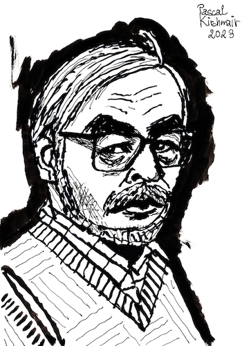 Cartoon: Hayao Miyazaki (medium) by Pascal Kirchmair tagged hayao,miyazaki,manga,japan,japon,studio,ghibli,comic,comics,zeichner,giappone,japao,porträt,ink,drawing,dessin,illustration,pascal,kirchmair,portrait,caricature,karikatur,dibuix,zeichnung,cartoon,ilustracion,dibujo,desenho,disegno,ilustracao,illustrazione,illustratie,de,presse,du,jour,art,of,the,day,tekening,teckning,cartum,vineta,comica,vignetta,caricatura,portret,retrato,ritratto,bichano,felino,felin,arte,kunst,artwork,tusche,tuschezeichnung,copic,marker,markers,encre,chine,tinta,china,inchiostro,nanquim,nippon,hayao,miyazaki,manga,japan,japon,studio,ghibli,comic,comics,zeichner,giappone,japao,porträt,ink,drawing,dessin,illustration,pascal,kirchmair,portrait,caricature,karikatur,dibuix,zeichnung,cartoon,ilustracion,dibujo,desenho,disegno,ilustracao,illustrazione,illustratie,de,presse,du,jour,art,of,the,day,tekening,teckning,cartum,vineta,comica,vignetta,caricatura,portret,retrato,ritratto,bichano,felino,felin,arte,kunst,artwork,tusche,tuschezeichnung,copic,marker,markers,encre,chine,tinta,china,inchiostro,nanquim,nippon