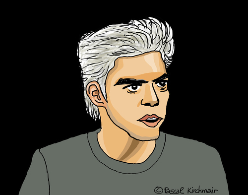 Cartoon: Jim Jarmusch (medium) by Pascal Kirchmair tagged jim,jarmusch,broken,flowers,caricature,portrait,retrato,cartoon,karikatur,dibujo,vignetta,desenho,disegno,ritratto,dessin,zeichnung,illustration,jim,jarmusch,broken,flowers,caricature,portrait,retrato,cartoon,karikatur,dibujo,vignetta,desenho,disegno,ritratto,dessin,zeichnung,illustration