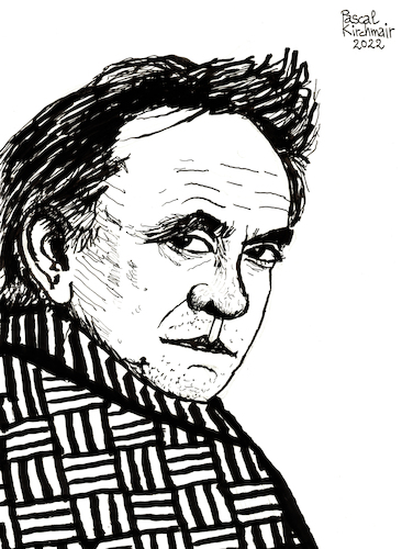 Cartoon: Johnny Cash (medium) by Pascal Kirchmair tagged folsom,blues,boy,named,sue,hurt,johnny,cash,at,san,quentin,prison,shot,man,in,reno,just,to,watch,him,die,sänger,country,pop,rock,star,musik,musiker,musician,music,singer,songwriter,composer,illustration,drawing,zeichnung,pascal,kirchmair,cartoon,caricature,karikatur,ilustracion,dibujo,desenho,ink,disegno,ilustracao,illustrazione,illustratie,dessin,de,presse,du,jour,art,of,the,day,tekening,teckning,cartum,vineta,comica,vignetta,caricatura,portrait,portret,retrato,ritratto,porträt,ring,fire,drugs,and,roll,arte,kunst,folsom,blues,boy,named,sue,hurt,johnny,cash,at,san,quentin,prison,shot,man,in,reno,just,to,watch,him,die,sänger,country,pop,rock,star,musik,musiker,musician,music,singer,songwriter,composer,illustration,drawing,zeichnung,pascal,kirchmair,cartoon,caricature,karikatur,ilustracion,dibujo,desenho,ink,disegno,ilustracao,illustrazione,illustratie,dessin,de,presse,du,jour,art,of,the,day,tekening,teckning,cartum,vineta,comica,vignetta,caricatura,portrait,portret,retrato,ritratto,porträt,ring,fire,sex,drugs,and,roll,arte,kunst