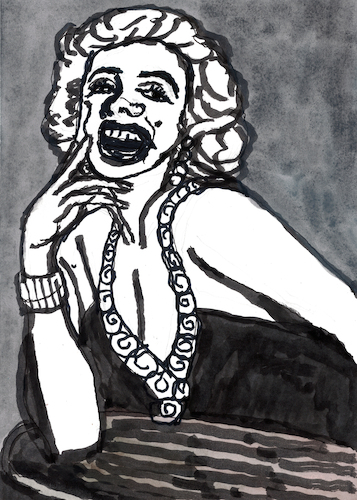 Cartoon: Marilyn Monroe (medium) by Pascal Kirchmair tagged furacao,sexpot,bombe,sexuelle,de,sexe,bombasse,sexy,sensual,sinnlich,sensuelle,blonde,bombshell,sexbombe,sexbomb,marilyn,monroe,ink,drawing,tusche,tuschezeichnung,schauspielerin,actress,actrice,actriz,attrice,atriz,artist,art,hollywood,illustration,zeichnung,pascal,kirchmair,cartoon,caricature,karikatur,ilustracion,dibujo,desenho,disegno,ilustracao,illustrazione,illustratie,dessin,presse,du,jour,of,the,day,tekening,teckning,cartum,vineta,comica,vignetta,caricatura,portrait,porträt,portret,retrato,ritratto,kussmund,arte,kunst,artwork,painting,pintura,peinture,dipinto,pittura,malerei,gouache,furacao,sexpot,bombe,sexuelle,de,sexe,bombasse,sexy,sensual,sinnlich,sensuelle,blonde,bombshell,sexbombe,sexbomb,marilyn,monroe,ink,drawing,tusche,tuschezeichnung,schauspielerin,actress,actrice,actriz,attrice,atriz,artist,art,hollywood,illustration,zeichnung,pascal,kirchmair,cartoon,caricature,karikatur,ilustracion,dibujo,desenho,disegno,ilustracao,illustrazione,illustratie,dessin,presse,du,jour,of,the,day,tekening,teckning,cartum,vineta,comica,vignetta,caricatura,portrait,porträt,portret,retrato,ritratto,kussmund,arte,kunst,artwork,painting,pintura,peinture,dipinto,pittura,malerei,gouache