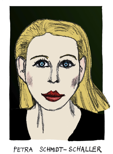 Cartoon: Petra Schmidt-Schaller (medium) by Pascal Kirchmair tagged petra,schmidt,schaller,caricature,karikatur,cartoon,portrait,petra,schmidt,schaller,caricature,karikatur,cartoon,portrait