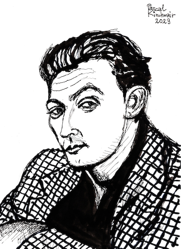 Cartoon: Robert Mitchum (medium) by Pascal Kirchmair tagged robert,mitchum,ilustracao,arte,kunst,star,illustration,drawing,zeichnung,pascal,kirchmair,cartoon,caricature,karikatur,ilustracion,dibujo,desenho,ink,disegno,illustrazione,illustratie,dessin,de,presse,du,jour,art,of,the,day,tekening,teckning,cartum,vineta,comica,vignetta,caricatura,portrait,portret,retrato,ritratto,porträt,actor,hollywood,acteur,schauspieler,attore,regisseur,director,film,movie,pelicula,usa,manhattan,new,york,city,californie,california,santa,barbara,kalifornien,wie,fluß,ohne,wiederkehr,river,no,return,wild,west,western,robert,mitchum,ilustracao,arte,kunst,star,illustration,drawing,zeichnung,pascal,kirchmair,cartoon,caricature,karikatur,ilustracion,dibujo,desenho,ink,disegno,illustrazione,illustratie,dessin,de,presse,du,jour,art,of,the,day,tekening,teckning,cartum,vineta,comica,vignetta,caricatura,portrait,portret,retrato,ritratto,porträt,actor,hollywood,acteur,schauspieler,attore,regisseur,director,film,movie,pelicula,usa,manhattan,new,york,city,californie,california,santa,barbara,kalifornien,wie,fluß,ohne,wiederkehr,river,no,return,wild,west,western