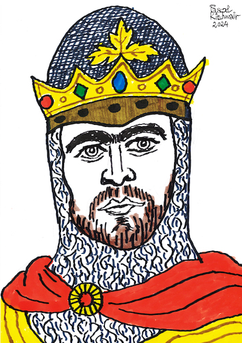 Cartoon: Robert the Bruce (medium) by Pascal Kirchmair tagged robert,the,bruce,schottland,scotland,ecosse,escocia,scozia,highlands,highlander,sexy,politiker,politician,beard,barbe,bart,art,arte,kunst,cuadro,quadro,bild,picture,artist,artiste,artista,künstler,illustration,ink,drawing,zeichnung,pascal,kirchmair,cartoon,caricature,karikatur,ilustracion,dibujo,desenho,brush,disegno,ilustracao,illustrazione,illustratie,dessin,de,presse,du,jour,tekening,teckning,cartum,vineta,comica,vignetta,caricatura,portrait,porträt,portret,retrato,ritratto,tusche,tuschezeichnung,artwork,robert,the,bruce,schottland,scotland,ecosse,escocia,scozia,highlands,highlander,sexy,politiker,politician,beard,barbe,bart,art,arte,kunst,cuadro,quadro,bild,picture,artist,artiste,artista,künstler,illustration,ink,drawing,zeichnung,pascal,kirchmair,cartoon,caricature,karikatur,ilustracion,dibujo,desenho,brush,disegno,ilustracao,illustrazione,illustratie,dessin,de,presse,du,jour,tekening,teckning,cartum,vineta,comica,vignetta,caricatura,portrait,porträt,portret,retrato,ritratto,tusche,tuschezeichnung,artwork