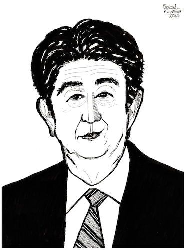 Cartoon: Shinzo Abe (medium) by Pascal Kirchmair tagged shinzo,abe,japon,giappone,japao,japan,porträt,ink,drawing,dessin,illustration,pascal,kirchmair,portrait,caricature,karikatur,premier,ministre,prime,minister,politicien,politiker,politician,homme,politique,premierminister,dibuix,zeichnung,cartoon,ilustracion,dibujo,desenho,disegno,ilustracao,illustrazione,illustratie,de,presse,du,jour,art,of,the,day,tekening,teckning,cartum,vineta,comica,vignetta,caricatura,portret,retrato,ritratto,shinzo,abe,japon,giappone,japao,japan,porträt,ink,drawing,dessin,illustration,pascal,kirchmair,portrait,caricature,karikatur,premier,ministre,prime,minister,politicien,politiker,politician,homme,politique,premierminister,dibuix,zeichnung,cartoon,ilustracion,dibujo,desenho,disegno,ilustracao,illustrazione,illustratie,de,presse,du,jour,art,of,the,day,tekening,teckning,cartum,vineta,comica,vignetta,caricatura,portret,retrato,ritratto