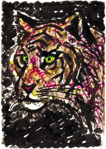 Cartoon: Tiger (medium) by Pascal Kirchmair tagged predator,raubkatze,predateur,felin,felino,fauve,predador,predatore,tiger,tigre,big,cat,cats,katzen,gatos,gatti,chats,illustration,ink,drawing,zeichnung,pascal,kirchmair,cartoon,caricature,karikatur,ilustracion,dibujo,desenho,ilustracao,illustrazione,illustratie,dessin,de,presse,tekening,teckning,cartum,vineta,comica,vignetta,caricatura,tusche,tuschezeichnung,portrait,retrato,porträt,ritratto,art,arte,kunst,predator,raubkatze,predateur,felin,felino,fauve,predador,predatore,tiger,tigre,big,cat,cats,katzen,gatos,gatti,chats,illustration,ink,drawing,zeichnung,pascal,kirchmair,cartoon,caricature,karikatur,ilustracion,dibujo,desenho,ilustracao,illustrazione,illustratie,dessin,de,presse,tekening,teckning,cartum,vineta,comica,vignetta,caricatura,tusche,tuschezeichnung,portrait,retrato,porträt,ritratto,art,arte,kunst