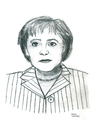 Cartoon: Angela Merkel (small) by Pascal Kirchmair tagged germany cdu angela merkel bundeskanzlerin deutschland zeichnung portrait