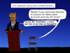 Cartoon: Clint Eastwood talks with chair (small) by Pascal Kirchmair tagged republican convention clint eastwood talks to obama invisible chair stuhl mr president barack rnc mitt romney ryan tampa florida national gop paul