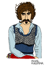 Cartoon: Frank Zappa (small) by Pascal Kirchmair tagged frank zappa caricature karikatur vignetta cartoon portrait dessin zeichnung