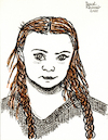 Cartoon: Greta Thunberg (small) by Pascal Kirchmair tagged greta,thunberg,climate,change,fridays,for,future,schweden,gretl,suede,suecia,svezia,schulstreik,klima,sweden,illustration,drawing,zeichnung,pascal,kirchmair,cartoon,caricature,karikatur,ilustracion,dibujo,desenho,ink,disegno,ilustracao,illustrazione,illustratie,dessin,de,presse,du,jour,art,of,the,day,tekening,teckning,cartum,vineta,comica,vignetta,caricatura,portrait,porträt,portret,retrato,ritratto,person,year,time,magazine,skolstrejk,för,klimatet,youth,jugend,heute,demonstration,klimaschutz,klimawandel,star,saviour,arte,artwork,kunst,gaza,aid,genocide,genozid,genocidio,israel,free,palestine,palästina,palestina,war,guerre,guerra,krieg