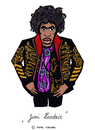 Cartoon: Jimi Hendrix (small) by Pascal Kirchmair tagged jimi hendrix karikatur hey joe caricature cartoon dessin humoristique humour humor rock pop guitar songwriter guitarist gitarrist gratteur