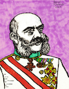 Cartoon: Kaiser Franz Joseph (small) by Pascal Kirchmair tagged imperatore,emperador,kaiser,emperor,empereur,austria,österreich,viena,vienne,vienna,wien,autriche,ungarn,hungary,franz,joseph,karl,von,imperador,realm,realms,inglaterra,kaiserreich,monarchy,monarchie,monarch,palace,illustration,drawing,zeichnung,pascal,kirchmair,cartoon,caricature,karikatur,ilustracion,dibujo,desenho,ink,disegno,ilustracao,illustrazione,illustratie,dessin,de,presse,du,jour,art,of,the,day,tekening,teckning,cartum,vineta,comica,vignetta,caricatura,portrait,portret,retrato,ritratto,porträt,arte,kunst,artwork