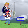 Cartoon: Make America hate again! (small) by Pascal Kirchmair tagged donald,trump,big,money,cartoon,make,america,great,hate,again,karikatur,caricature,pascal,kirchmair,vignetta,dibujo,desenho,dessin,humour,humor,usa,president,united,states