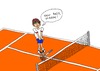 Cartoon: New Balls please! (small) by Pascal Kirchmair tagged new balls tennis tennisspieler sport cartoon humor