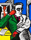 Cartoon: Portrait of Dr. Albert C. Barnes (small) by Pascal Kirchmair tagged of,dr,albert,the,barnes,foundation,philadelphia,pennsylvania,usa,giorgio,de,chirico,artist,artiste,artista,kunst,künstler,illustration,sepia,ink,drawing,tusche,tuschezeichnung,zeichnung,pascal,kirchmair,cartoon,caricature,karikatur,ilustracion,dibujo,desenho,disegno,ilustracao,illustrazione,illustratie,dessin,presse,du,jour,art,day,tekening,teckning,cartum,vineta,comica,vignetta,caricatura,portrait,porträt,portret,retrato,ritratto,arte,artwork