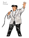 Cartoon: THE KING (small) by Pascal Kirchmair tagged rockabilly fusion country musik rhythm and blues elvis aaron presley memphis tennessee januar january janvier 1935 in tupelo mississippi singer the king of rock roll pop cartoon caricature karikatur ilustracion illustration pascal kirchmair dibujo desenho drawing zeichnung disegno ilustracao illustrazione illustratie dessin de presse du jour art day tekening teckning cartum vineta comica vignetta caricatura humor humour portrait retrato ritratto portret porträt artiste artista artist usa cantautore music musique jail house love me tender nothing but hound dog no friend mine