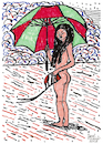Cartoon: Woman with Umbrella (small) by Pascal Kirchmair tagged la,femme,au,parapluie,frau,mädchen,girl,mit,regenschirm,woman,with,umbrella,stehender,akt,standing,nude,lifedrawing,aktzeichnung,dessin,de,nu,nudo,atto,desnudo,ato,acto,drawing,desenho,disegno,illustration,figure,körperstudien,pascal,kirchmair,illustrazione,ilustracion,ilustracao,austria,skizzenbuch,studien,skizzen,schizzi,schizzo,esquisses,croquis,bozzetti,bozzetto,esboco,esquisso,croqui,sketches,sketch,esquicio,bosquejo,boceto,skizze,markers,marker,ink,art,arte,kunst,dibujo,artwork,tusche,sexy,sensual,sensuel,sabrosa,sabroso,encre,chine,inchiostro,tinta,china,zeichnung,popo,nackt