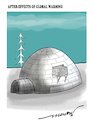 Cartoon: After-effects of global warming (small) by kar2nist tagged global,warming,igloo,air,conditioner,arctic,antartic