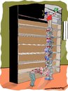 Cartoon: Browsing (small) by kar2nist tagged library,books,browsing,accidents,searching