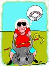 Cartoon: Buffallo Bill (small) by kar2nist tagged blind,buffallo,riding
