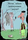 Cartoon: fastidious goat (small) by kar2nist tagged goats,sacrifices,killing