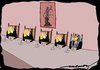 Cartoon: Full Bench (small) by kar2nist tagged full,bench,judiciary,egypt