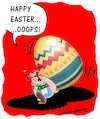 Cartoon: Happy Easter (small) by kar2nist tagged easter,obelix,egg