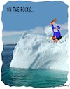 Cartoon: On the Rocks (small) by kar2nist tagged new,year,drinking,ice,glacier
