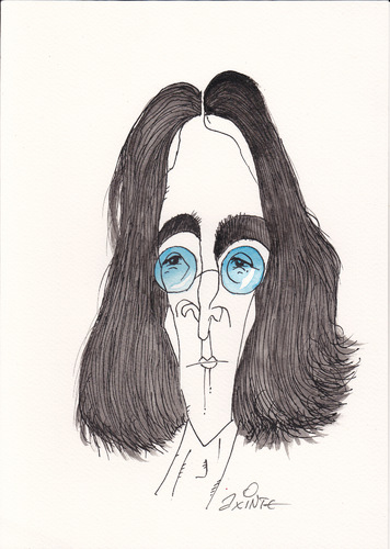 Cartoon: lennon (medium) by axinte tagged axi