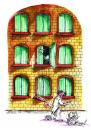 Cartoon: street theatre (small) by axinte tagged axi