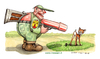 Cartoon: Cacciatore (small) by Niessen tagged hunter male sex animal kill bad