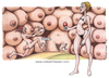 Cartoon: no tits no paradise (small) by Niessen tagged paradise,tits,breasts,desire,dream,paradiso,tette,seni,desiderio,sogno,paradies,brüste,wunsch,traum