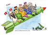 Cartoon: Smile (small) by Niessen tagged missile,war,binladen,kimjong,merkel,obama,putin,plane,launching,flags