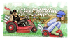 Cartoon: Uomini veri (small) by Niessen tagged cars,gardening,competition,men,chickens