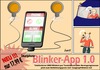 Cartoon: Blinker App (small) by berti tagged smarthone,blinken,auto,fahrrad,verkehr,traffic,inkscape