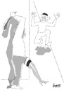 Cartoon: Cheating Leg (small) by berti tagged überfall,ecke,frauenbein,täuschung,attack,cheating,leg,crime,inkscape