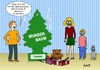 Cartoon: Duftbaum-Weihnachten (small) by berti tagged weihnachten,duftbaum,gasmaske,inkscape