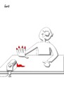 Cartoon: Karl überkam die Langeweile (small) by berti tagged langeweile spitzer boredom sharpener finger inkscape