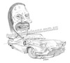Cartoon: Max and his Cadillac (small) by kullatoons tagged caricature,car,cadillac,vehicle
