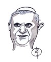 Cartoon: Papst Benedikt (small) by Strassengalerie tagged ratzinger papst benedikt