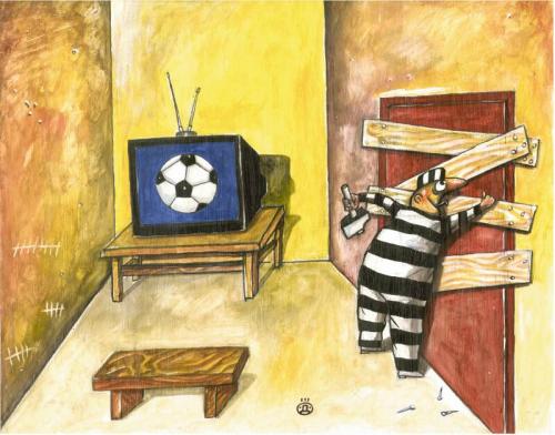 Cartoon: footboll (medium) by drljevicdarko tagged footboll