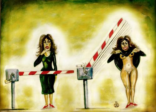 Cartoon: women (medium) by drljevicdarko tagged women