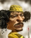Cartoon: gaddafi (small) by drljevicdarko tagged oil and blood