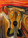 Cartoon: guitar scream (small) by drljevicdarko tagged scream