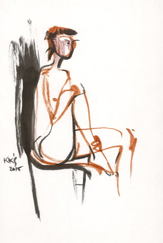 Cartoon: DADA Sketch. Model (medium) by Kestutis tagged kunst,art,lithuania,kestutis,sketch,dada