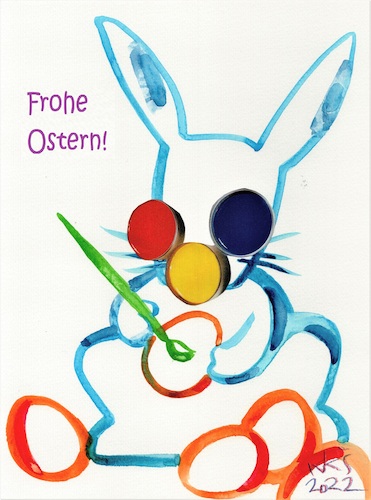 Cartoon: Happy Easter! (medium) by Kestutis tagged happy,aster,frohe,ostern,kestutis,lithuania