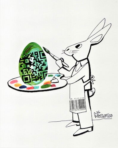 Cartoon: New art (medium) by Kestutis tagged new,art,egg,easter,ei,ostern,kunst,hare,hase,kestutis,lithuania