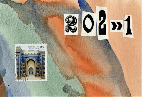 Cartoon: New Year is coming! (medium) by Kestutis tagged year,dada,postcard,kestutis,lithuania