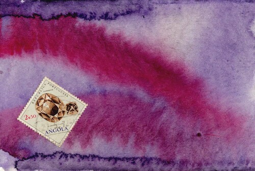 Cartoon: Prey (medium) by Kestutis tagged prey,magpie,bird,diamond,briefmarke,post,stamps,dada,postcard,kestutis,lithuania,art,kunst